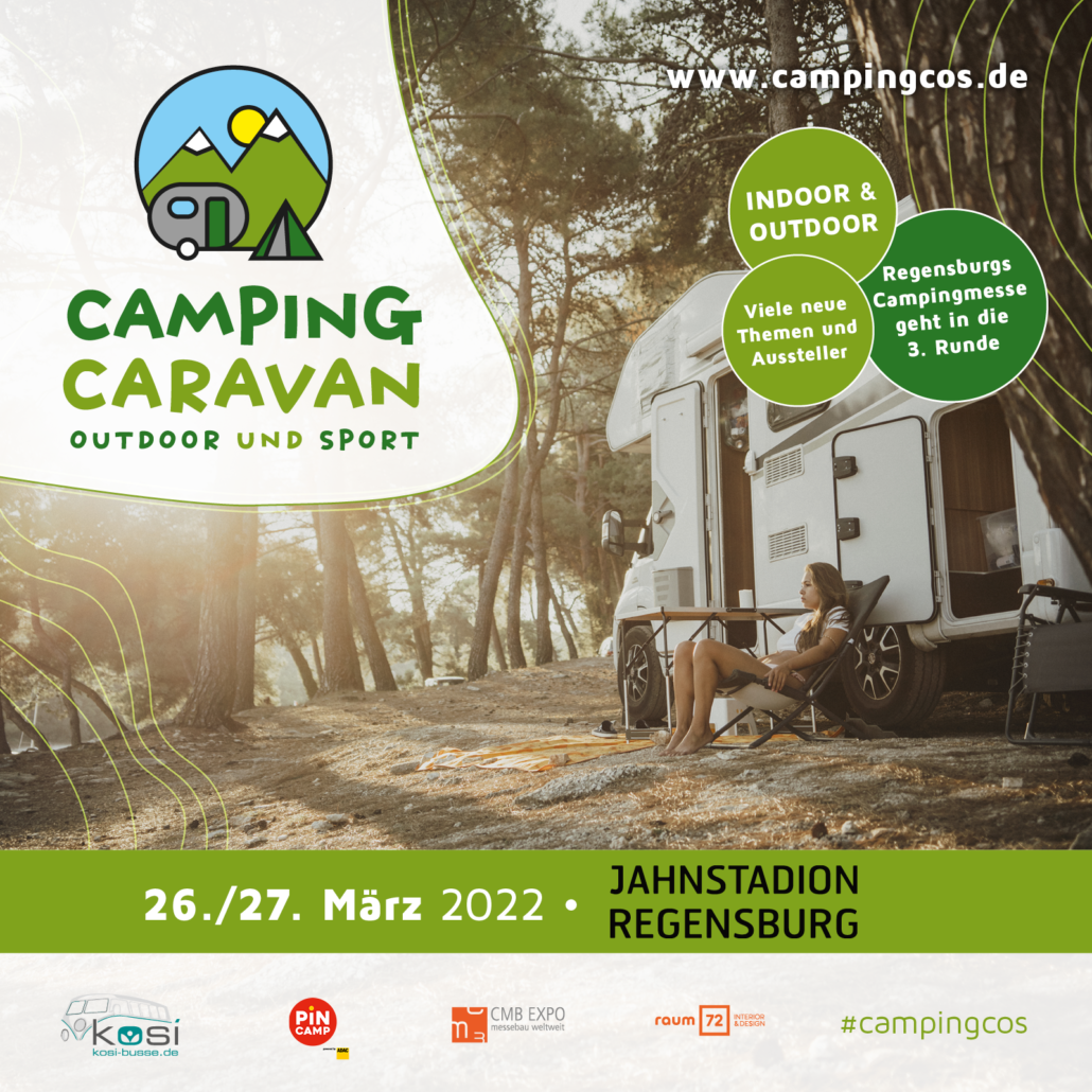 Am 26. und 27. März Messe Camping, Caravan, Outdoor und Sport